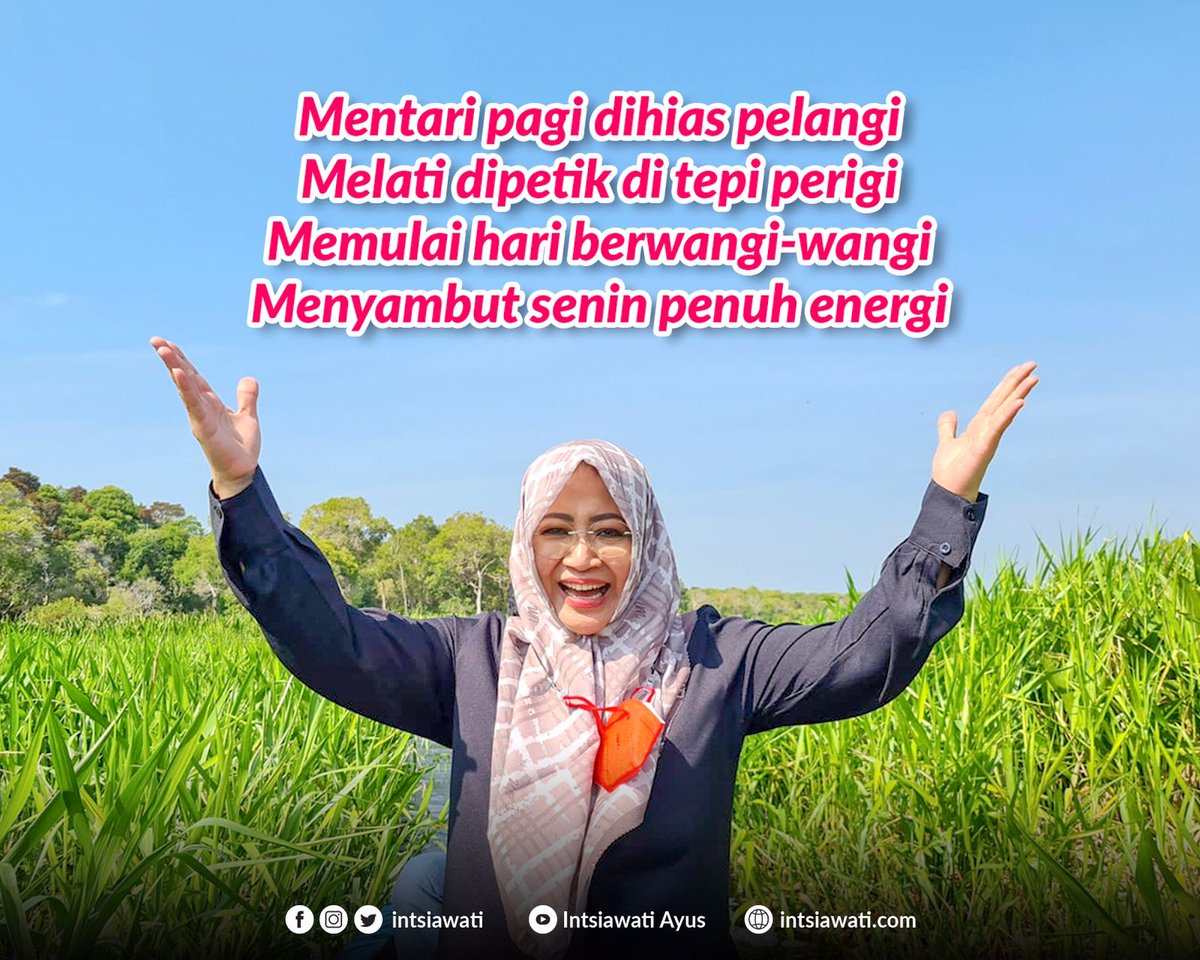 Intsiawati's tweet photo. Assalamualaikum wr wb
Selamat pagi, selamat menikmati senin anda, tetap taat prokes, lindungi diri sendiri dan sekitar.

#dpdri #intsiawati https://t.co/tDubbnf84l