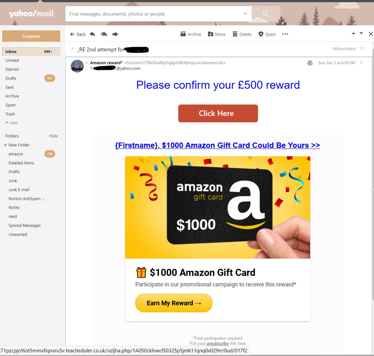 can you spot four signs of  #phishingattack?

#phishing #phishingscams #phishingemails #emailsecurity #securityawareness #cybereducation #cybersecurityawareness #emailprotection #dataprotection #databreach #socialengineering #emailtips #cyberattack #computersecurity