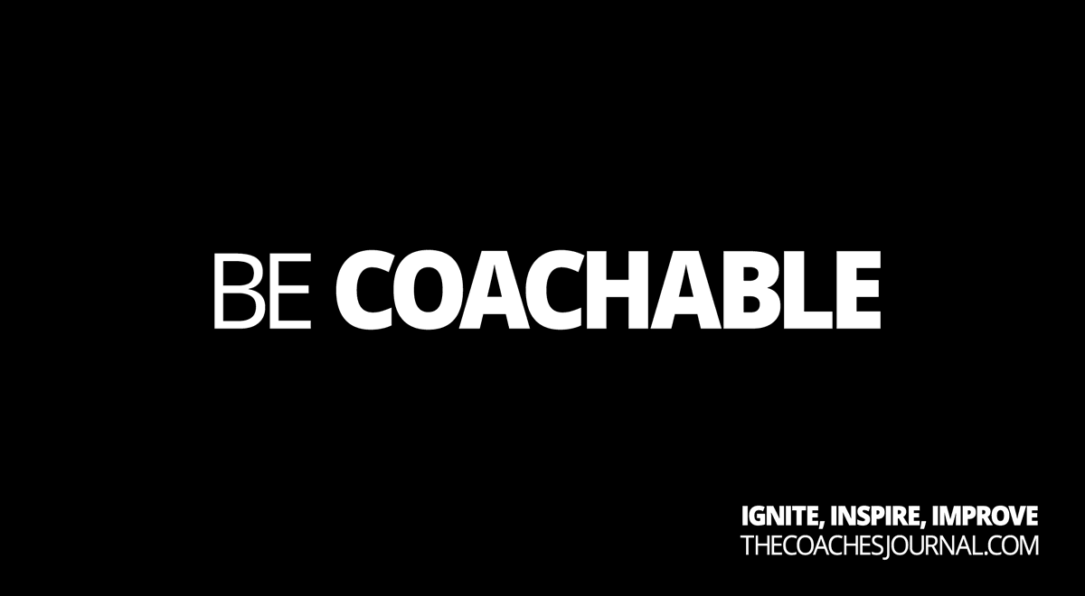 TheCoachJournal's tweet photo. Coachable: "I want to get better."
Uncoachable: "This is boring."

Coachable: "What can I work on?"
Uncoachable: "I know what to do."

Coachable: "I needed to hear that."
Uncoachable: "It's not my fault."

Coachable: "Thanks for pushing me."
Uncoachable: "Coach doesn't like me." https://t.co/LxwEEjsh3m