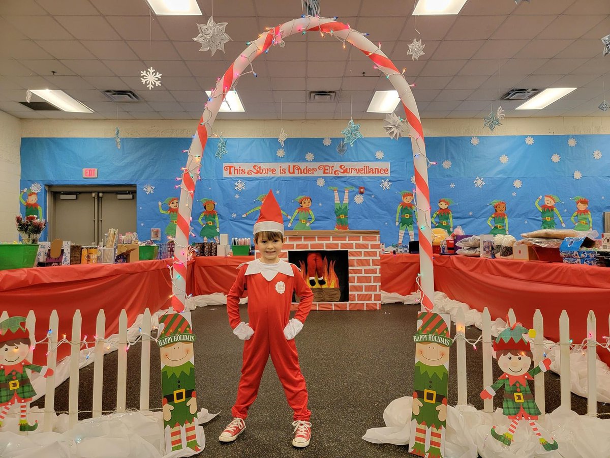 TweetDCS_WES's tweet photo. Our Elf Shelf Holiday Shop will open tomorrow! Students will visit the shop during their PE activity. Most gifts range $1-$5! You can also join us 6-8pm on Dec 9 for shopping and cookies and milk with Santa!! #TeamDCS #RockinGators https://t.co/lhPrNncCho