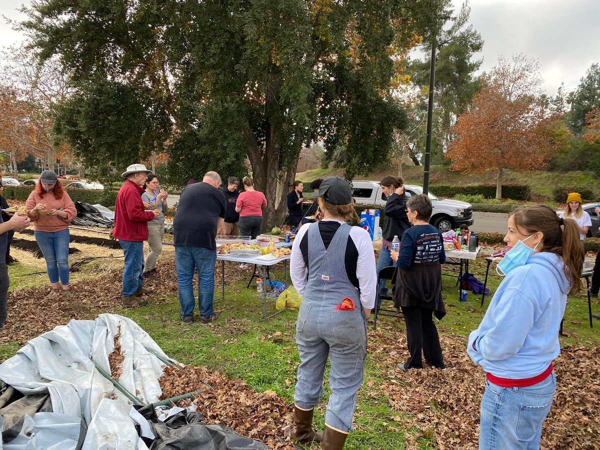 We had such a great kick-off today! Sharing some pictures of volunteers (over 70!) getting compost spread, and cover crops planted. Another work day soon!