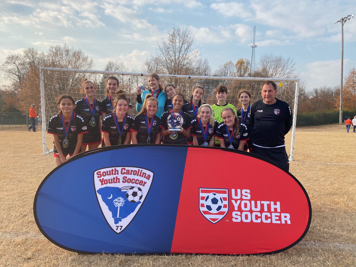 Coach Rob Bramble’s Coast 03g Black team capped off a successful season with an Open Cup championship in Lexington, SC over the weekend. Well done!