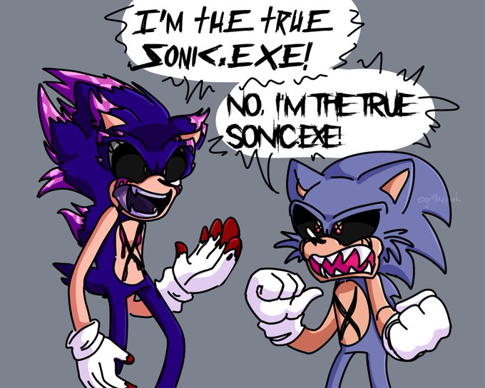 Bøbert Ramirez on X: No idea if this makes sense lore-wise, but here's my  take on super Sonic.exe. First time trying out a close to FnF style and I  had a lot