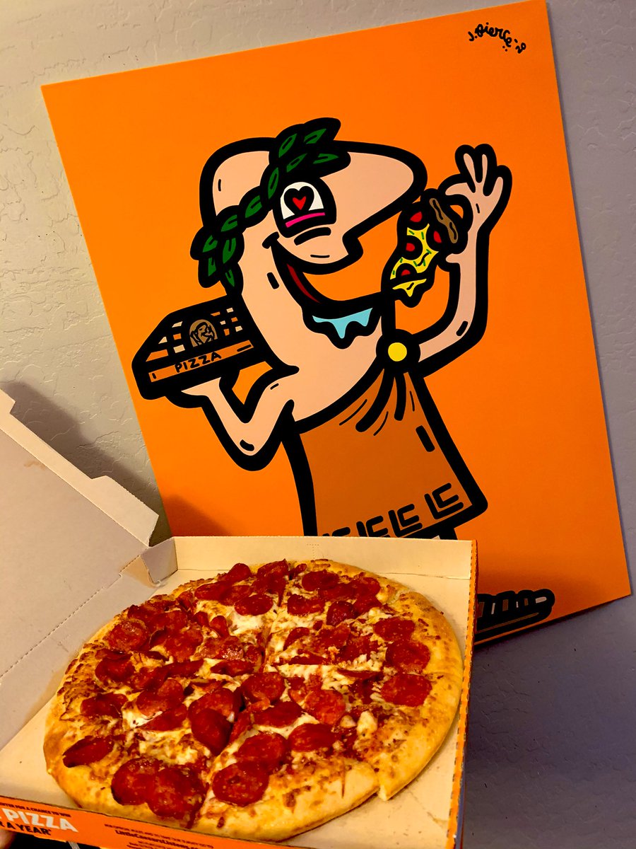 iamjpierce's tweet photo. .Exclusive J. Pierce original “Little Caesar” 36x48 (Sold to private collector) 👨🏽‍🎨🖌🎨🖼🔥❤️🍕🍕🍕

#littlecaesars #littlecs #love #littlecaesarspizza #pizza #pizzapizza #pizzaart #painting #art #artwork #artcollector #privatecollector #artbuyers #artcollectors #pizzalovers https://t.co/7wdMGnaNaF