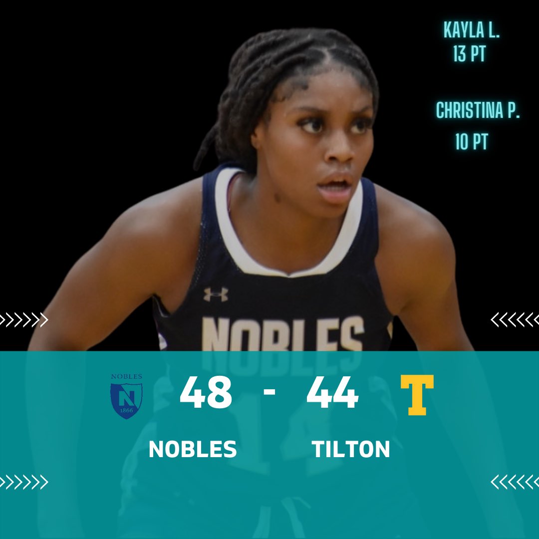 Nobles gets a win over a super tough Tilton team. 2-0 start to the season!