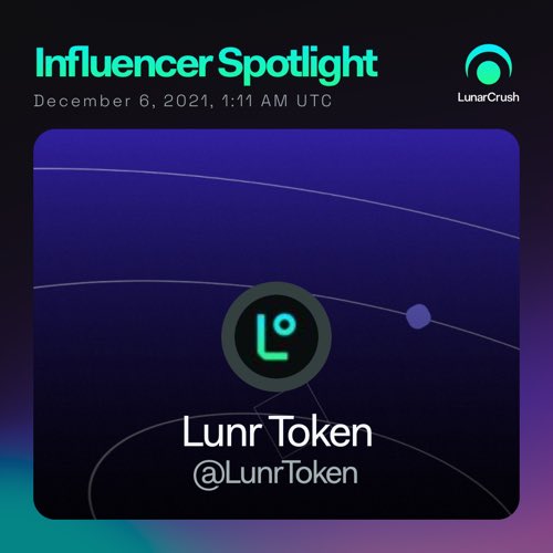 tatu190417's tweet photo. Influencer Spotlight: @LunrToken

Influencer Rank: 3705
Engagement Rank: 2123
Follower Rank: 16987
Volume Rank: 12146

https://t.co/ZMUDMOI7XE https://t.co/yMAPdYaeKM