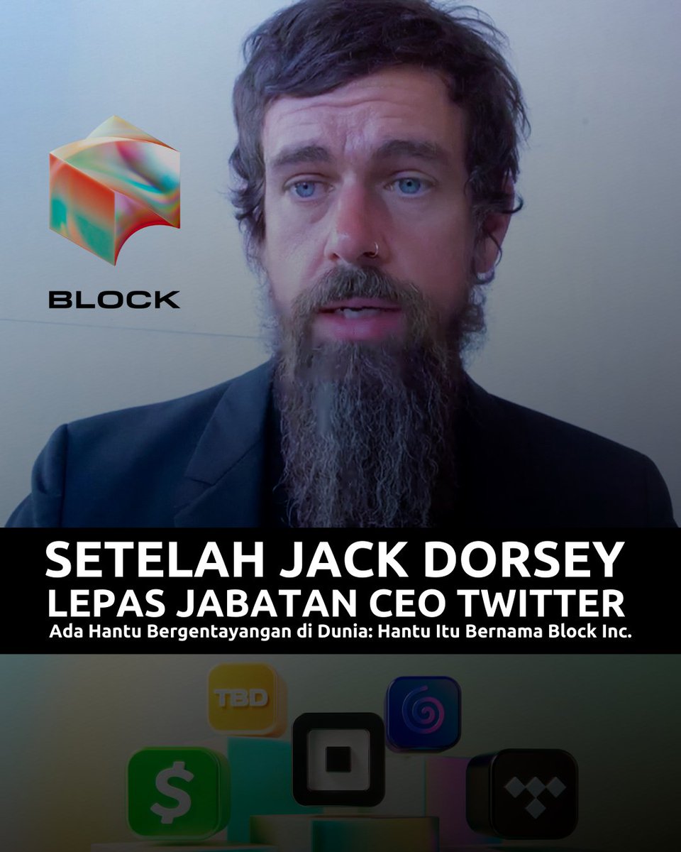 Arifai777's tweet photo. Baca tulisan terbaru saya tentang Jack Dorsey yang punya target lebih ambisius setelah mundur dari posisi CEO Twitter: https://t.co/PEs3gFXgq6

@blocks #BlockInc $SQ #SquareInc https://t.co/mzQGyMFm3k