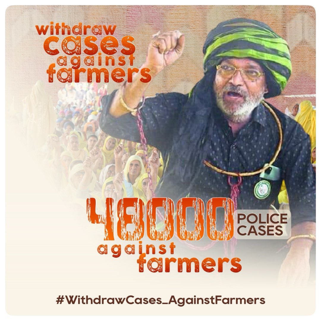 kisanektamorcha's tweet photo. Is repeal enough?? Who s responsible fr false cases against innocent farmers?? 
All cases against farmers must be tken bckk
#WithdrawCases_AgainstFarmers https://t.co/CUOArMxwXR