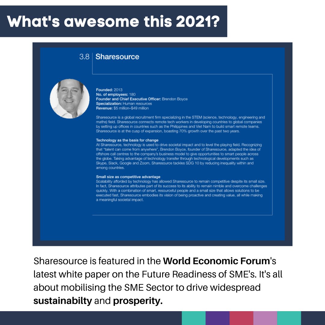 BrendonWBoyce's tweet photo. We are thrilled to share two glorious milestones that Sharesource has achieved in 2021🎉 
✔️ Sharesource is featured in the World Economic Forum's white paper: https://t.co/pzBLYmc6co
✔️ Sharesource becomes one of the sponsors for RiverPitch Live 2021: https://t.co/oHBLtSul0q https://t.co/DYhTvDOtqb