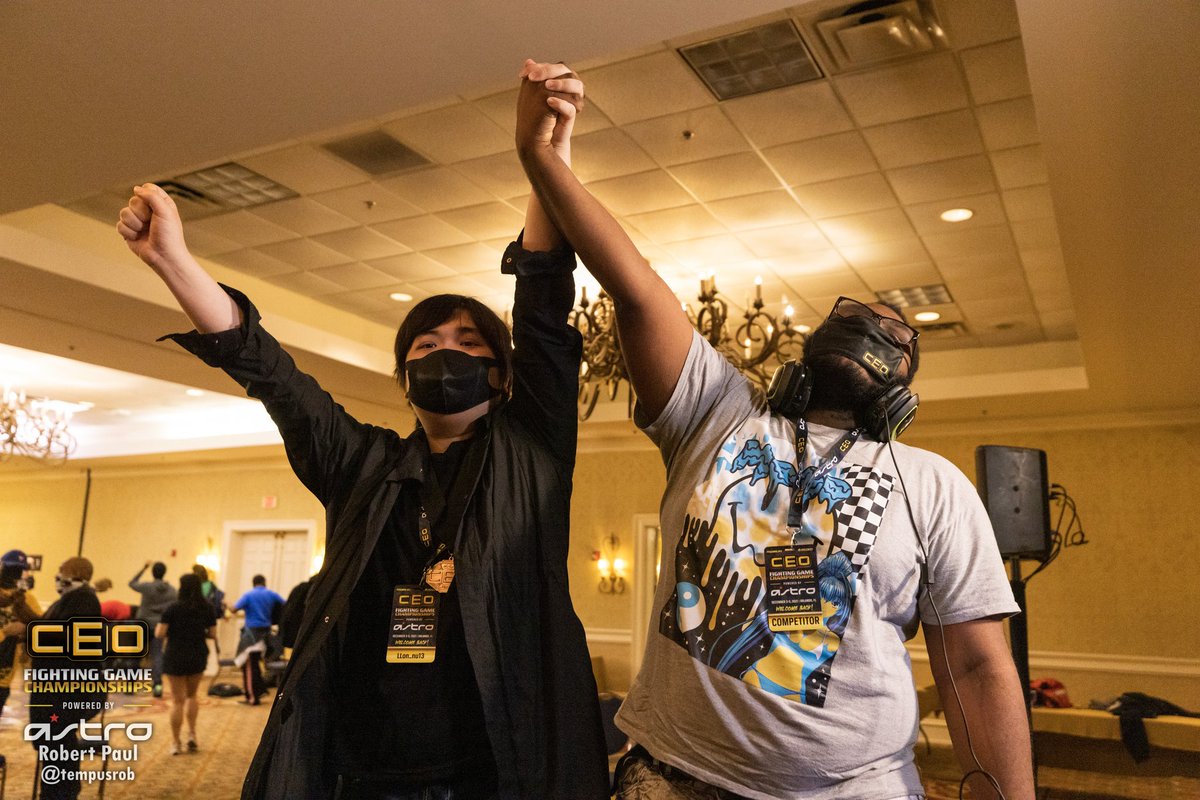 CEOGaming's tweet photo. Absolutely amazing GF reset of Blazblue Cross Tag Battle at #CEO2021! 

🥇: @LLon_Kim 🇰🇷
🥈: @ZShadowblood 🇺🇸
🥉: @YOGAMEWIZARD 🇺🇸
4th: @Monkey4012 🇺🇸
5th: @raiden_gi 🇺🇸
5th: @Tectal_Eastside 🇺🇸
7th: @Rox_FGC 🇺🇸
7th: @FavScrub 🇺🇸 https://t.co/zZoDmXCDQE