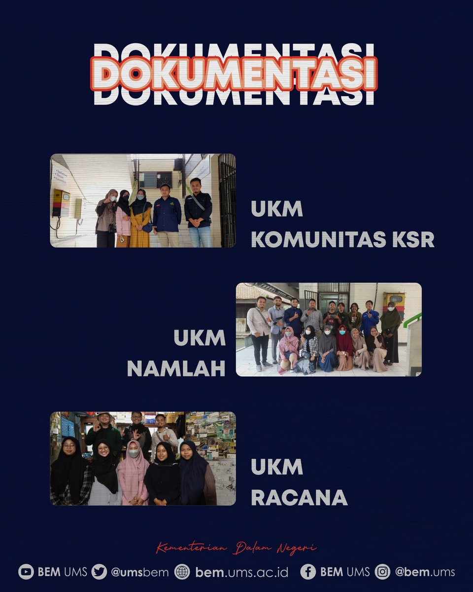 UmsBem's tweet photo. Dokumentasi https://t.co/F1PlJup9uU