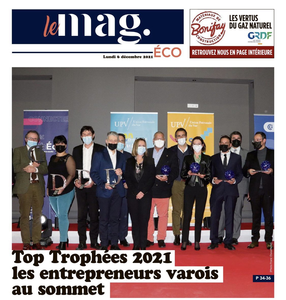 Balazuc2's tweet photo. #TopTrophées 👏
Retour avec #varmatin sur une magnifique soirée de récompense des entrepreneurs varois.🏆👍
#upv #gerardcerruti 
#varentreprises
#hubdeleco var matin
#cciv #basilgertis https://t.co/JzD1XKNeLE