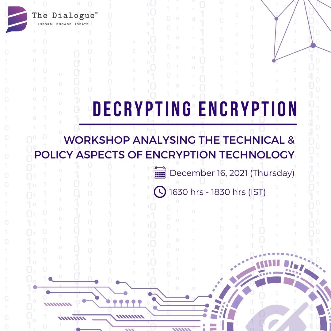 _DialogueIndia's tweet photo. ➡️ #WorkshopAlert - Prof. @sandeepshukla from @IITKanpur &amp; Mr. @iam_anandv of @DeepStrat_LLP would be #DecryptingEncryption Technology for you!

The #workshop is scheduled between 1630 hrs to 1830 hrs (IST) on Thursday, 16 Dec 2021. 
//1 https://t.co/WH2WecRXe7