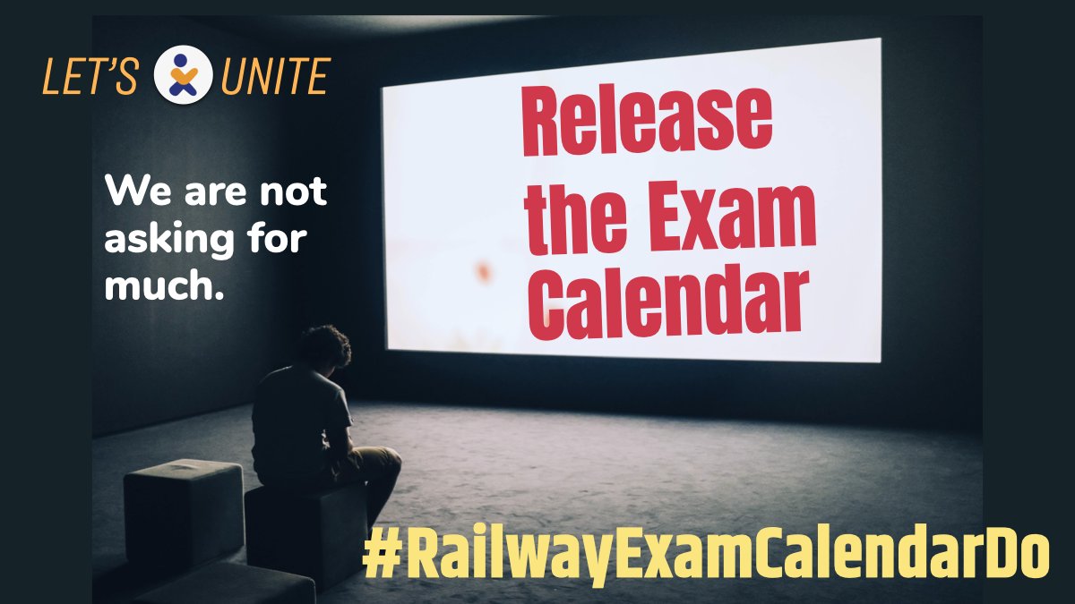HUKAMGU88909929's tweet image. #RailwayExamCalendarDo #RailwayExamCalendarDo
We are not asking for much. We want just a full calendar.
@AshwiniVaishnaw 
@AmitShah 
@PMOIndia