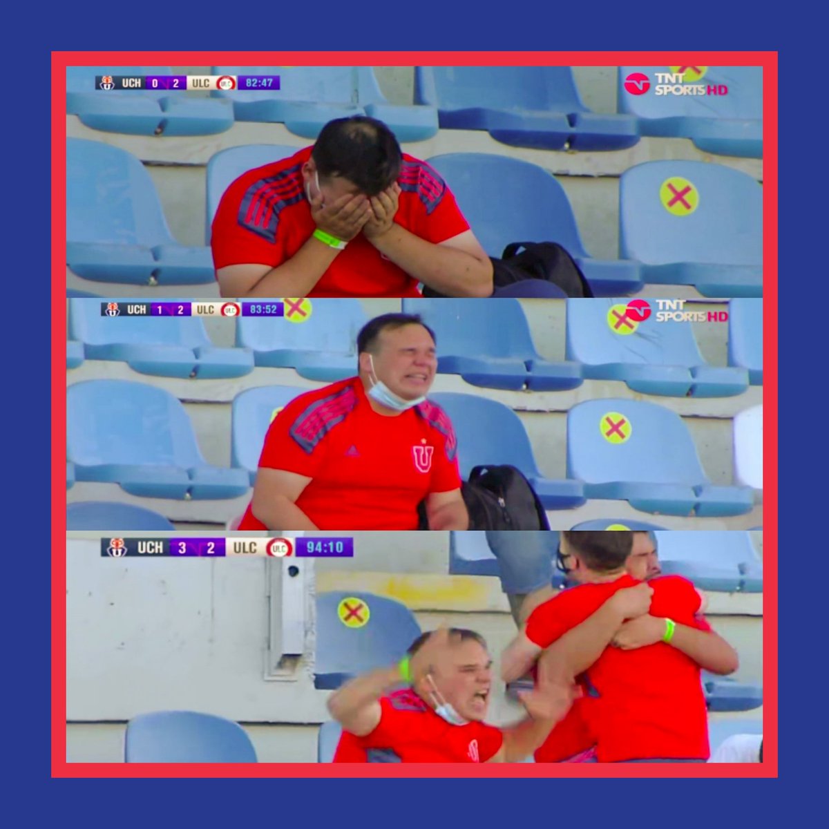 leonardopazo's tweet photo. Mis reacciones durante el partido

🤘🏼🔵🔴

#VamosLaU https://t.co/5EJPpzQPGZ