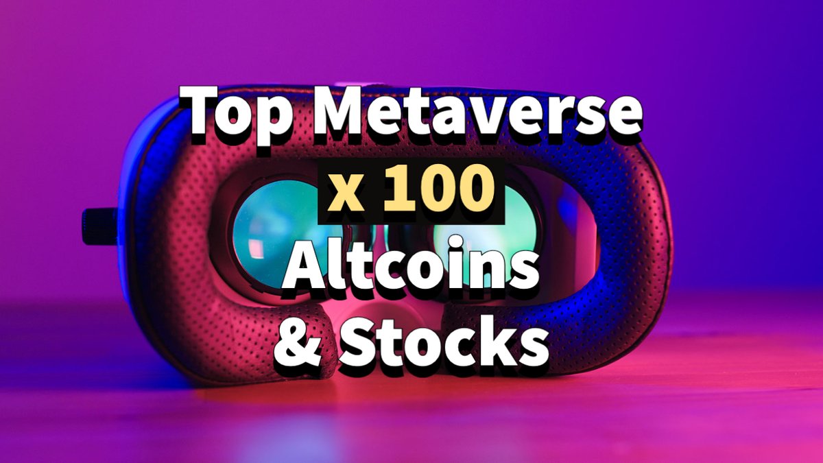 cryptostec's tweet photo. Top Metaverse  altcoins and stocks for 2022 - X100 opportunities!!!
#metaverse #metaversealtcoins #MetaverseCoin #MetaverseGaming  
https://t.co/BT6XNn9FRs https://t.co/JjQp8AmZzV