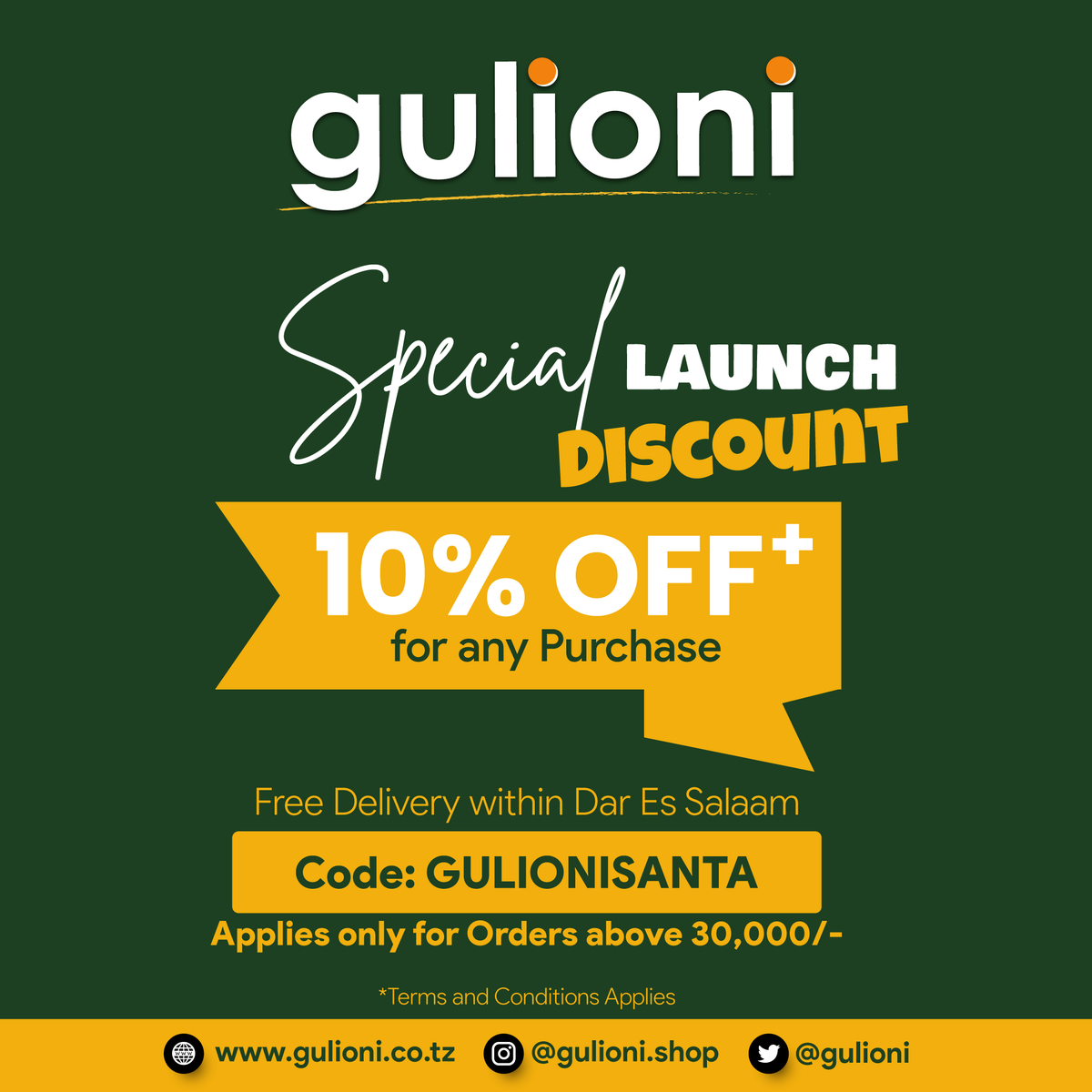 Kwa mahitaji ya nyumbani tuachie gulioni.co.tz nasi tutakuletea hadi nyumbani ni rahisi na nafuu.

#GulioniSanta 
#Gulioni