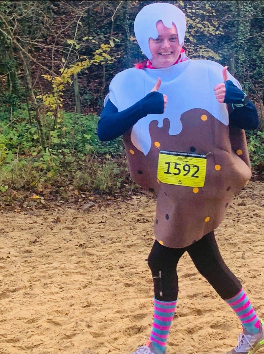 upthebont's tweet photo. Well done to club member Mary Jayne on completing the recent pudding run. #pybtc #upthebont #puddingrun #trifamily #xmas https://t.co/ogPw1mmmrN