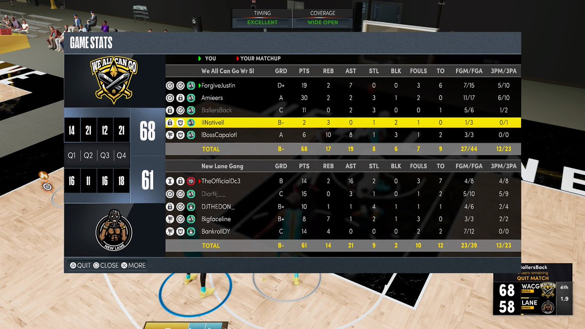 GGs to <a href="/NewLaneGaming/">New Lane 🏁</a> as we move onto the second round of <a href="/WRproamleague/">WR Pro-Am League</a> playoffs!!!
PG: <a href="/JustinHated/">🏂</a> 
SG: <a href="/AmiierXO/">amier</a> 
SF: <a href="/BallersBackx/">Nel</a> 
PF: <a href="/IINativeIl/">NAY🙇🏽‍♂️ | 𝖎𝕭𝖆𝖑𝖑</a> 
C: <a href="/YoBossx/">Boss💫</a> 

<a href="/youFamousEnough/">2KL</a> <a href="/RankEm_/">RankEm</a> <a href="/GsTaR____/">🥶</a> <a href="/yeynotgaming/">LVI YEY</a> <a href="/ESGN2k/">ESGN</a> <a href="/2kCompGames/">Jelani Mitchell</a> <a href="/NAPX2k/">National Amateur Pro-AM Xposure™</a>