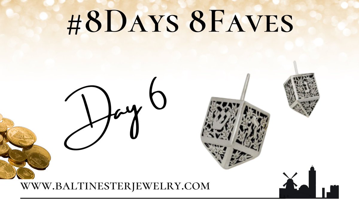 BaltinesterShop's tweet photo. Paula’s Exclusive “8 Days 8 Faves”

Day 6: Traditionally shaped sterling silver dreidels with intricate leafy carvings are hugely popular this year (we had to actually bulk order this!). 

https://t.co/UzDXVBBfs1

#baltinester #8days8faves #8daysofHannukah #silverdreidels https://t.co/3eXgagXEjR