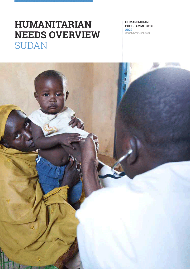 UNOCHA_Sudan's tweet photo. Just out!
2022 Sudan Humanitarian Needs Overview.
14.4M people–30 per cent of the population–will need humanitarian assistance in 2022. This is an increase of 800,000 people compared to 2021.
Read the full document: https://t.co/grT1M5Zo0u https://t.co/vc11bS6KMV