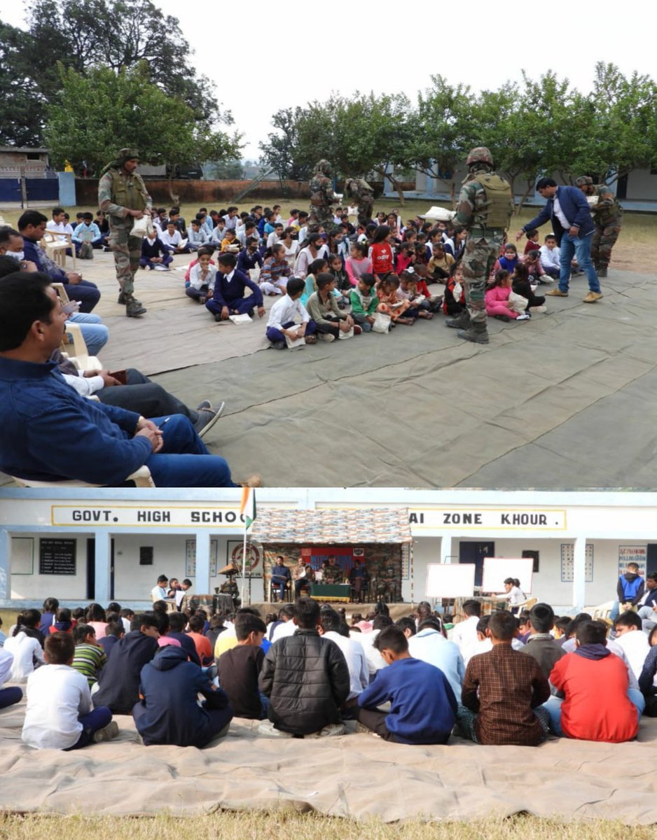 jaat1313's tweet photo. In an endeavour to cherish the #AzadiKaAmritMahotsav Mahotsav, Indian Army organised  Debate Competition for students at Govt High School, Seri Palai  (J&amp;K)#SaudiArabiaGP 
#COVID19 #SuccessionHBO 
#SuccessionHBO 
#LeafsForever 
#Verstappen 
#SaudiArabiaGP https://t.co/Ztqw7iuJhu