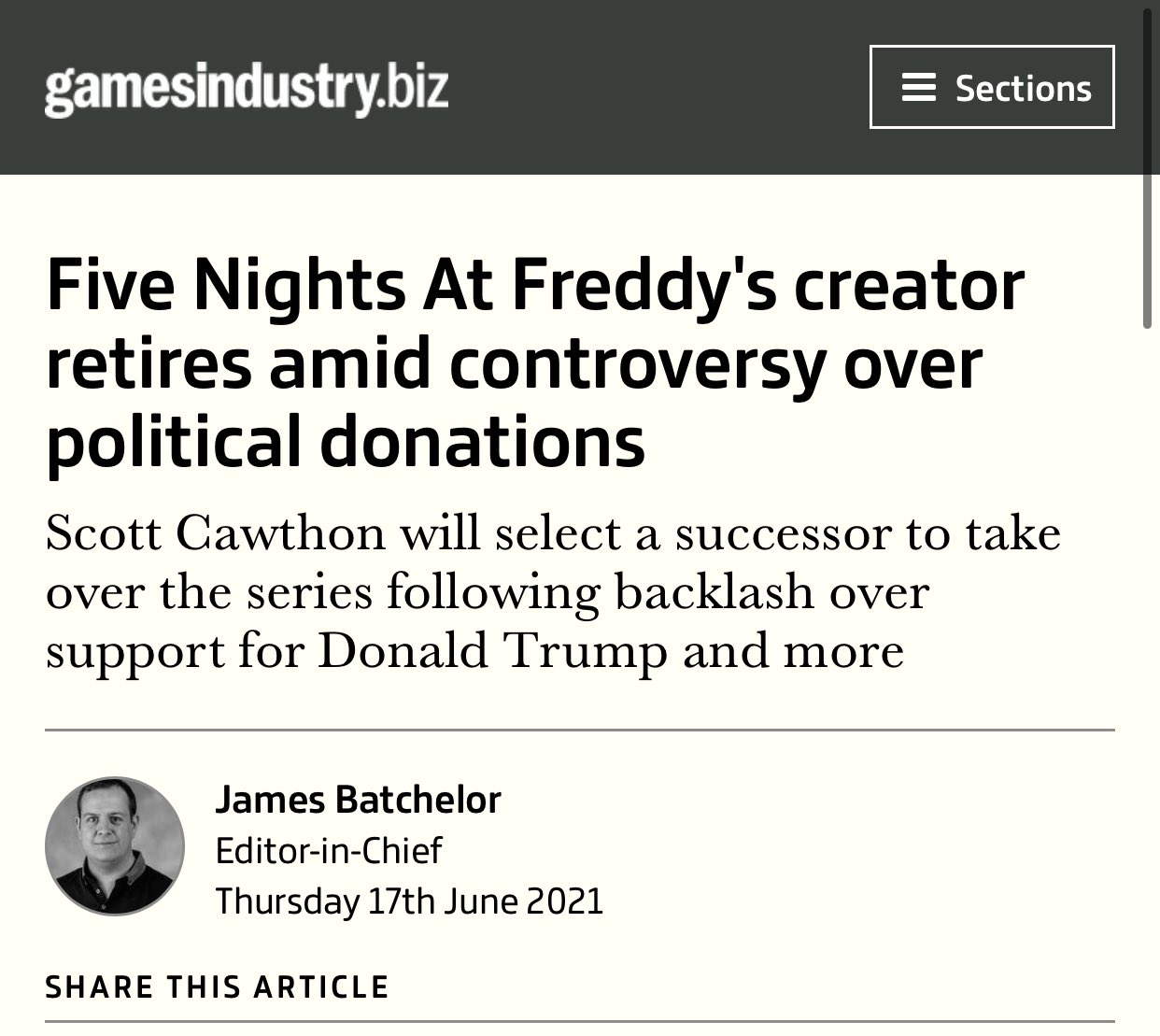 Five Nights at Freddy's creator retires amid controversy over