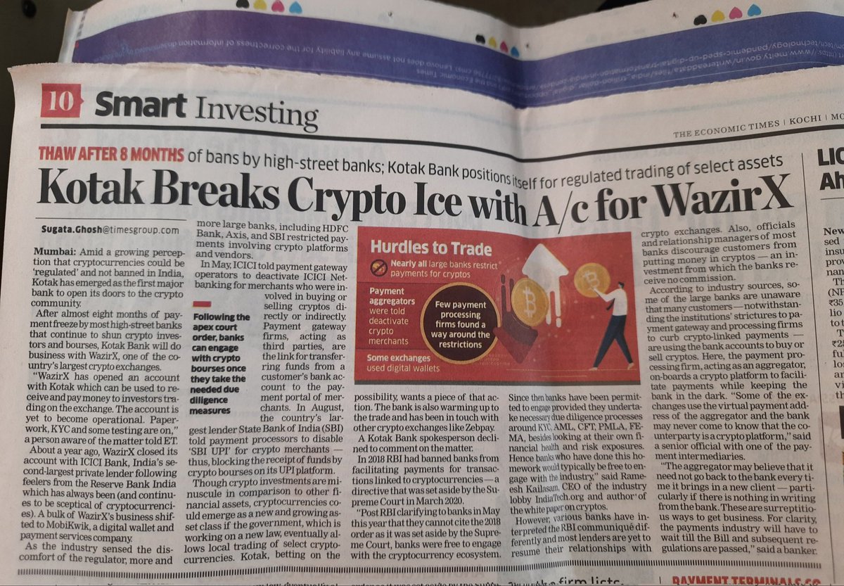 Futurecrypto12's tweet photo. Big News for Indian Cypto
#indiawantscrypto #crypto #wazirx #SHIB #cryptocurrency #shiba #Binance #Bitcoin #BitcoinCrash #dogecoin #Saitama https://t.co/uuhv6FFJKi