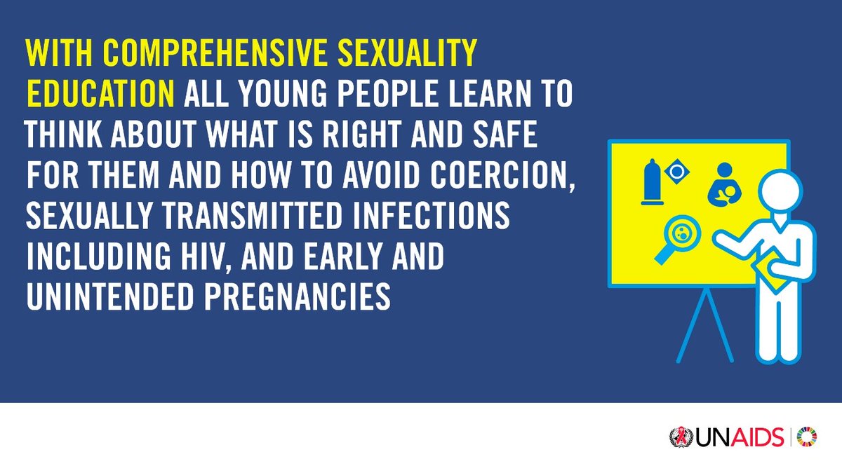 UNFPA_SYP's tweet photo. Comprehensive sexuality education protects young people from STIs, HIV and unintended pregnancies. #RecommitToESA. Be on the side of children and young people. https://t.co/LKd4VCL5ZK