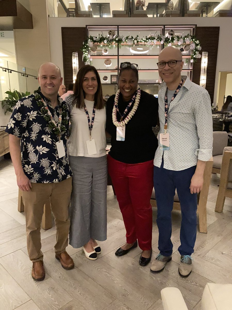 Glad to be at the 10th anniversary of <a href="/FiftyCAN/">50CAN</a> hosted by <a href="/HawaiikidsCAN/">HawaiikidsCAN</a> this year with three leaders I am lucky to also call friends <a href="/marcportermagee/">Marc Porter Magee 🎓</a> <a href="/Dyrnwyn/">Derrell Bradford</a> <a href="/MMasonmichele/">Michele Mason</a>