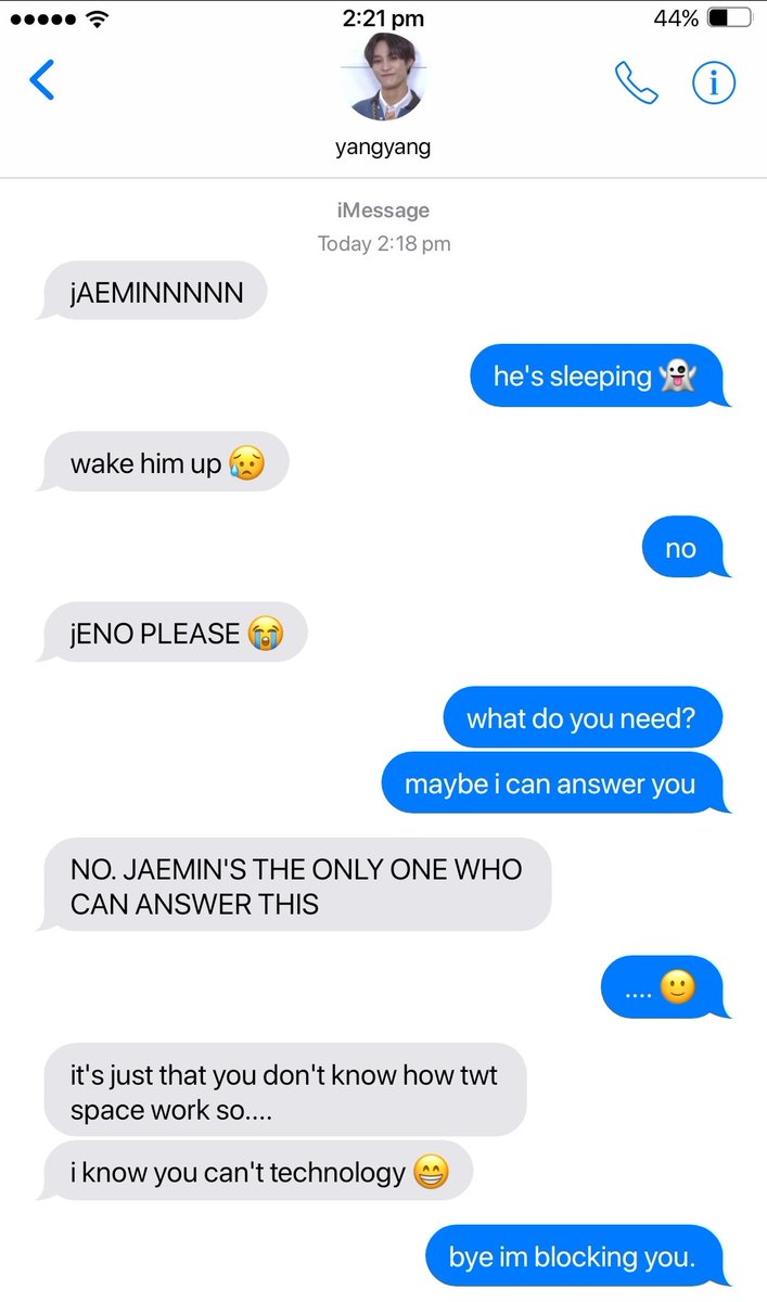 xiaenana's tweet photo. nomin ft yy two twt au
— wherein yangyang seeks help from jaemin on how to hide his new hair color. https://t.co/MFceDQWzpg