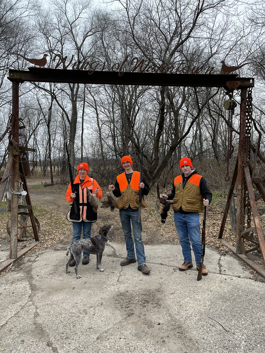 whsconservation's tweet photo. A big thanks to @CarverCountyPF, @pheasants4ever, @mndnr, and Wings of Watertown for putting on a great youth hunt for our club members. Laughs were had, memories were made, and meat was put into freezers. https://t.co/7Wz0GELK3b