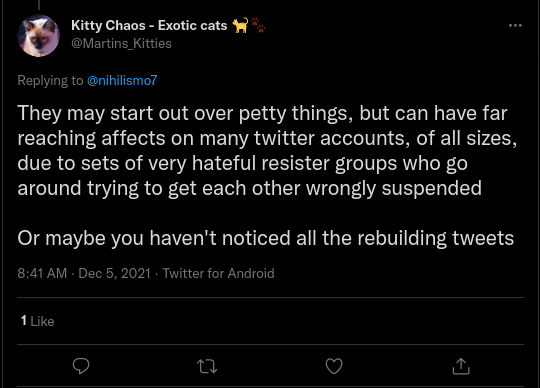BlockedByMartin's tweet photo. Hey #TwitterExpert @KlatuBaradaNiko/@Martins_Kitties ... had it ever crossed your mind that if people didn't want to get suspended, that they should prolly not do shit they can get suspended FOR???

#TwitterGenius  #Not  #BlockedByMartin 

https://t.co/KM9Qv7xSYp https://t.co/3xjs8xykYZ