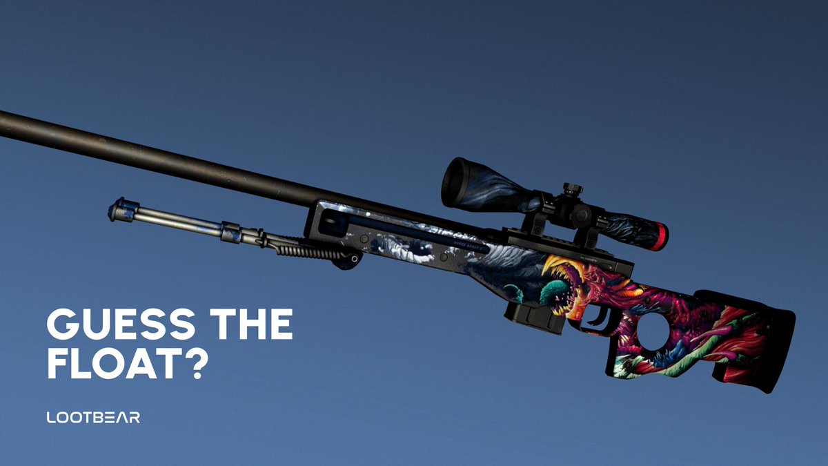 appLootBear's tweet photo. Guess the float for the AWP hyper beast!

Retweet + tag 2 friends for a follow https://t.co/BtOkywT4SK