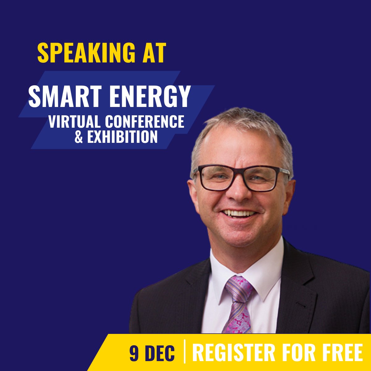 SDHamiltonVIC's tweet photo. #SmartEnergyVirtual Summit @SmartEnergyCncl Save the date! 
 
On Thursday 9 December, 2021, I will be speaking at the Smart Energy Virtual Conference and Exhibition.
 
This event is FREE to attend.
REGISTER NOW  - https://t.co/aSWy0rhqKh https://t.co/d4oIdqyPAA