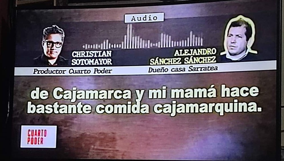 Asaell9955's tweet image. Resumen del audio BOMBA de #KuartoPoder La mamá de Alejandro Sánchez hace bastante comida cajamarquina.

De nada, buenas noches!!!!