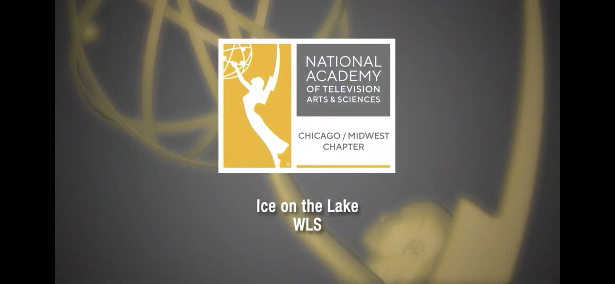 So honored to win an Emmy for my “Ice on the Lake” story. HUGE thank you to <a href="/CaseyKlaus/">Casey Klaus</a> for editing and his drone footage. Here’s the story… abc7chicago.com/lake-michigan-…      <a href="/chi_natas/">Chi/Midwest NATAS</a>