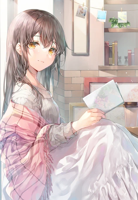 今日の黒髪ちゃん📖 