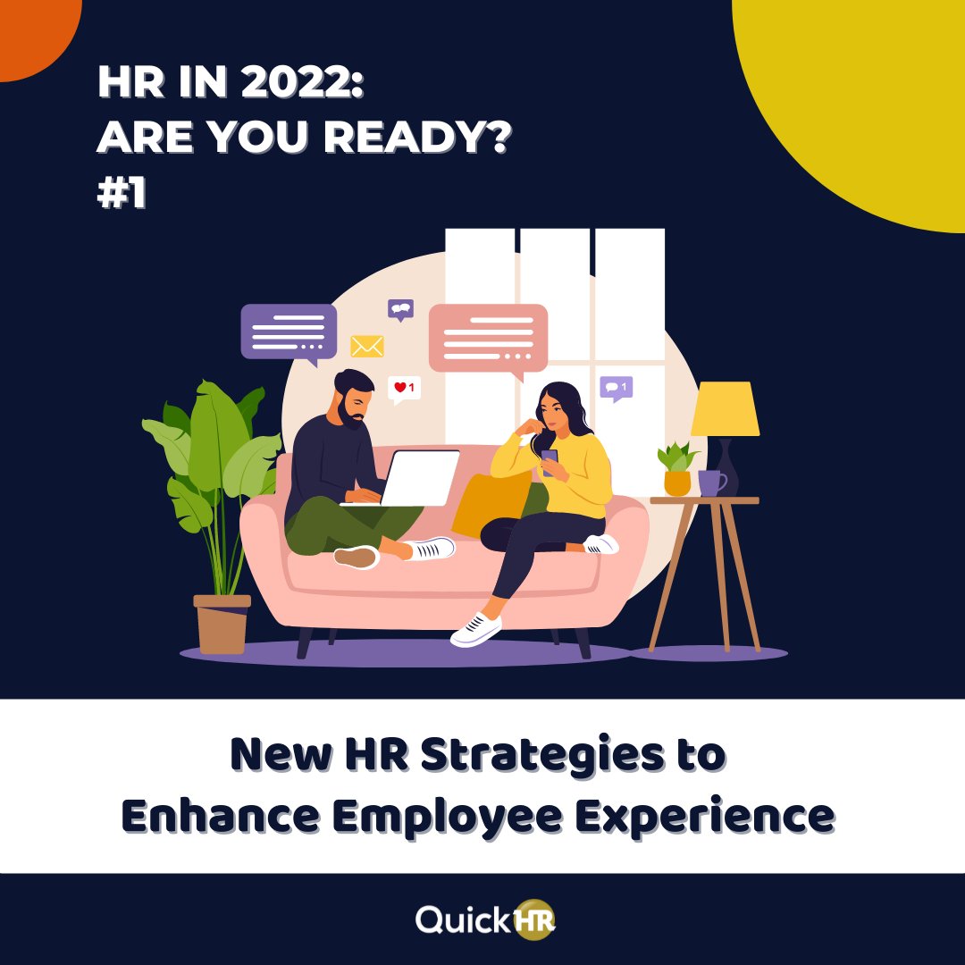 quickhrsg's tweet image. Are you ready for the year ahead? Follow our series on Top HR Trends for 2022 to find out!
 
This coming 2022, HR professionals will need to listen more to the feedback of employees. So that they&apos;ll be more engaged and productive towards their work. 

#HRTrends2022 #FutureofHR