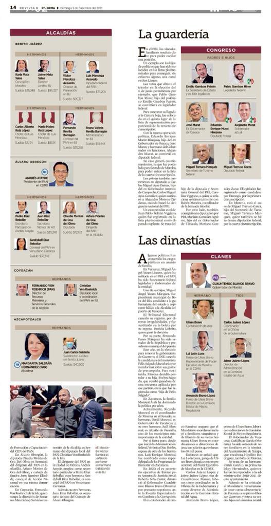 PaulaSoto's tweet photo. Hoy, @Reforma publica la red de nepotismo que está redituando por millones y millones a esos panistas que se dicen ser, ofrecer y exigir “Buen Gobierno”. Esto son… corrupción, red de complicidades, doble moral y peor discurso… más información, en Reforma, conózcanles bien… 👇🏻 https://t.co/dG9do0l9Vy