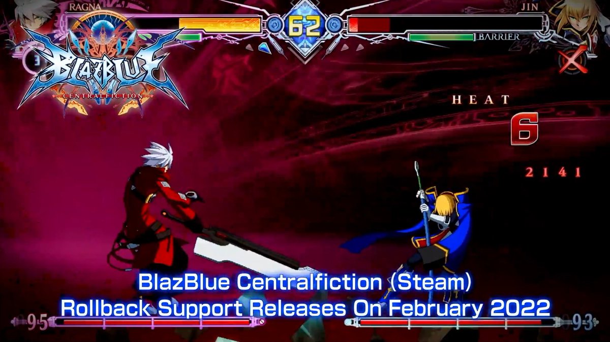 HD_Kirin's tweet photo. BlazBlue Central Fiction &amp; BlazBlue Cross Tag Battle is getting rollback. Announced at CEO 2021. https://t.co/MUfAEbYo6U