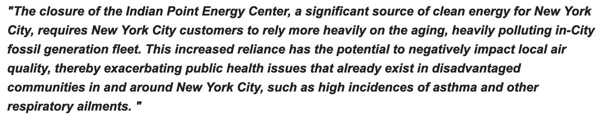 nuclearny's tweet image. New York City filing in the #NYS #CleanEnergyStandard docket admits a glaring reality ignored by @NRDC, @riverkeeper, @agreenewyork  and other green-washing "environmentalists." NYS electric sector GHG &amp;amp; air pollution has skyrocketed under the #CLCPA.  documents.dps.ny.gov/public/MatterM…