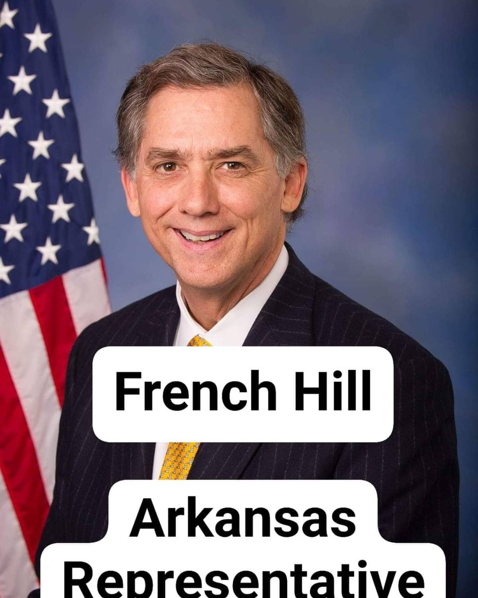 Paul85733630's tweet photo. Three Arkansas Republican Representatives Voted With Democrats To Enact A Federal Covid-19 Vaccine Database!

French Hill
#FrenchHill
Arkansas 
United States Representative

Bruce Westerman
#BruceWesterman
Arkansas 
United States Representative

Steve Womack
#SteveWomack
Arkansas https://t.co/8ATEbm621L