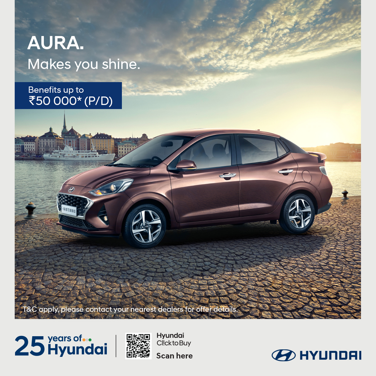 HyundaiIndia's tweet image. 'Tis the season for giving and we're giving you some exclusive offers so you can hurry and bring home the Hyundai car you've always desired. Reason enough to be merry, right? Click here to know more: bit.ly/3GgtXEK

#Hyundai #HyundaiIndia #DecemberOffers