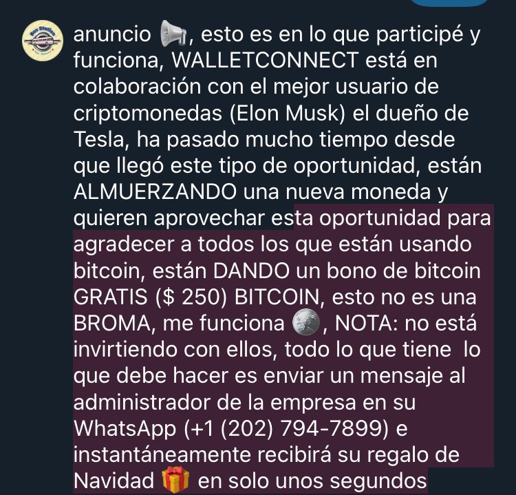 si has estado siguiendo esto mi cuenta entonces sabrás que no publico tonterías, esto es real, esta mierda me funciona al 100%, si estas dudando de mi estas simplemente estás perdiendo tu oportunidad de ser gratis ($ 250)  bono de bitcoin para Navidad 🎄
