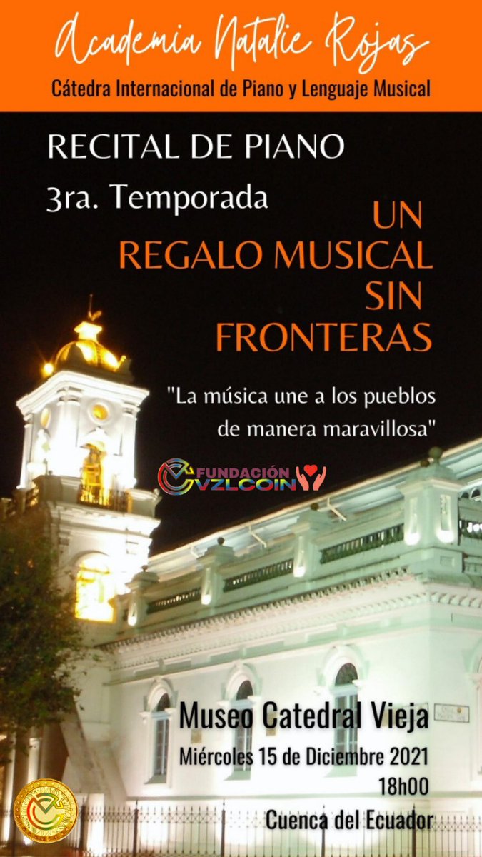 CoinVzl's tweet photo. La cultura y el #blockchain no tienen limites, Fundación VZLCOIN se une a la Academia Natalie Rojas en un concierto super especial.
¡Síguenos para más detalles!
https://t.co/6ZWka5MorH
 #concierto #cultura #piano #DeFi #vzlcoin #ecuador #sinfonica #criptolatino #bnb #criptomoneda https://t.co/0RGjai2qkP