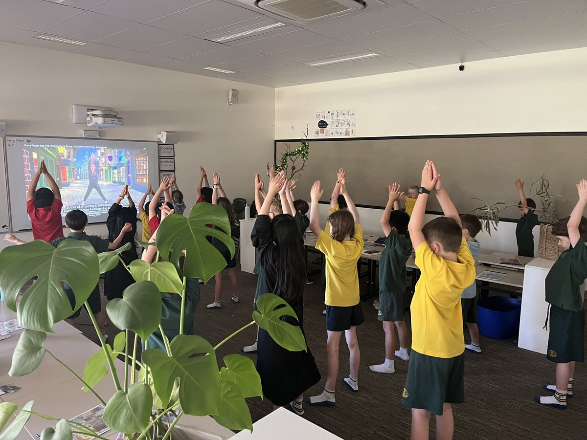 What a way to finish the year, Harry Potter Day! Today we finished reading The Philosopher’s Stone. My class dressed up and made wands in order to read the final chapter. We finished the day with some Harry Potter inspired yoga 🧘🏼‍♀️🪄⭐️
