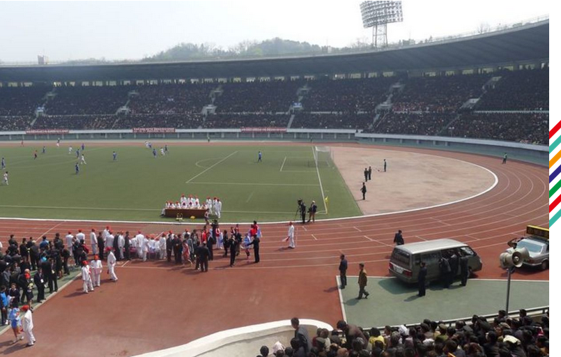 KoryoTours's tweet photo. Stadiums of #Pyongyang #NorthKorea - today read all about the #KimIlSung stadium - home of the #PyongyangMarathon and most #DPRK football matches https://t.co/iQ76biFe1o https://t.co/Nkr6p6wuTK