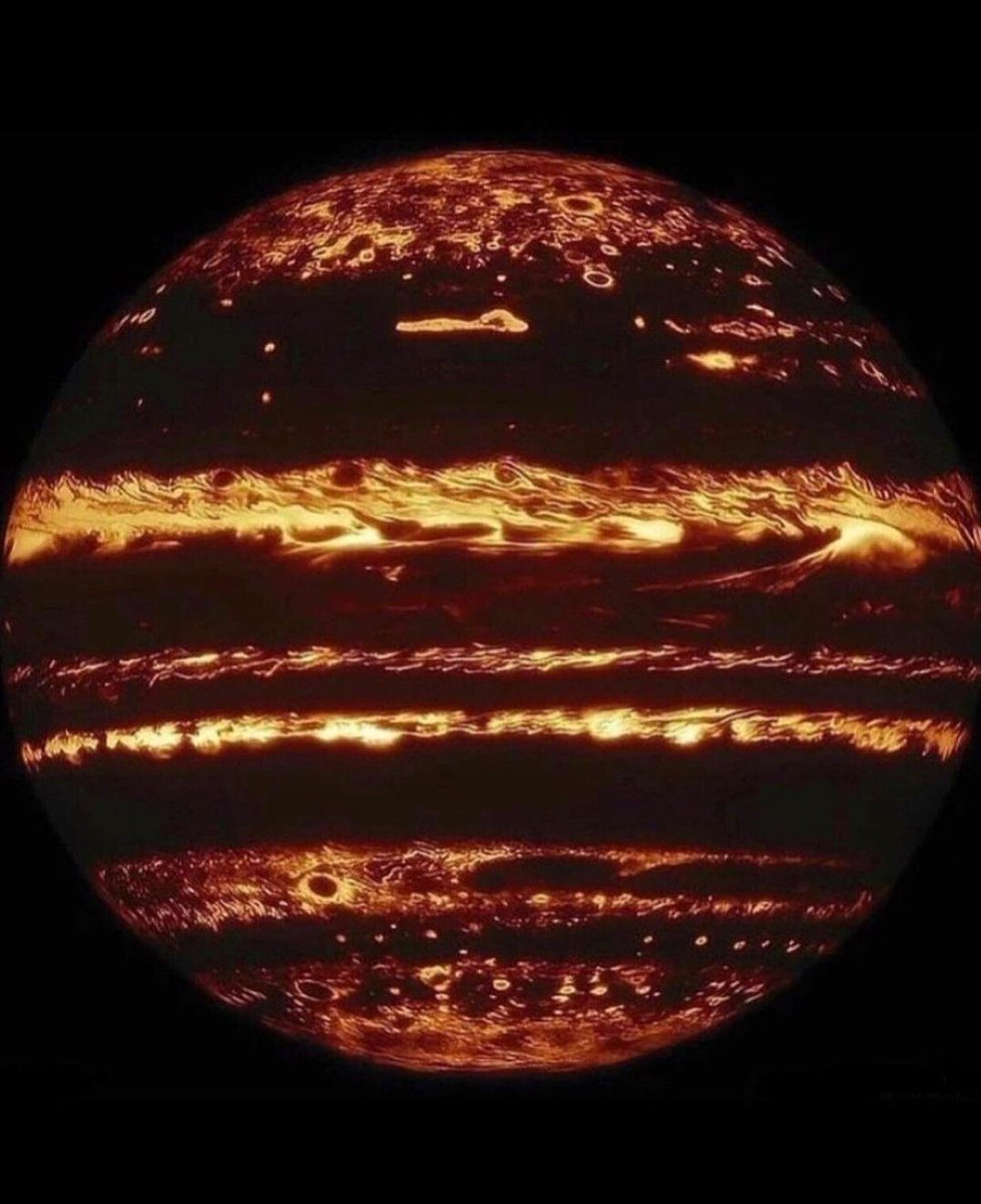 redditSpaceView's tweet photo. Jupiter in infrared https://t.co/Kv93nKQzKV