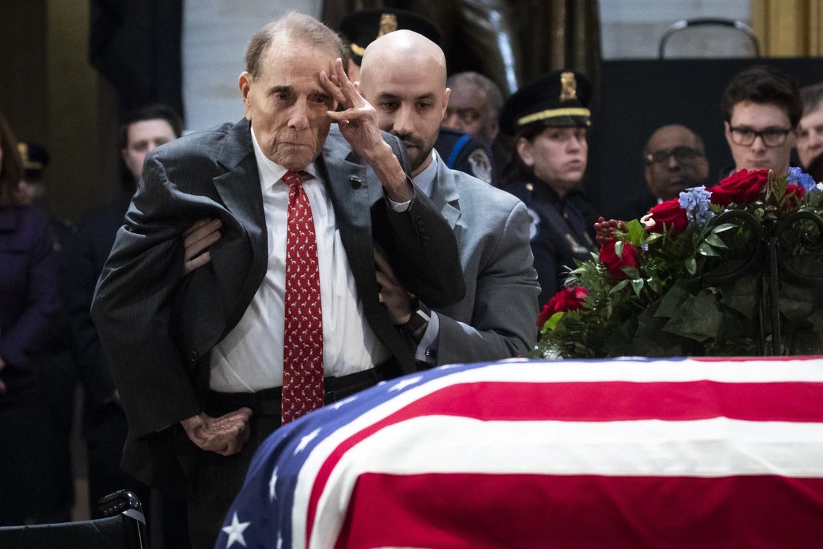 DoleFoundation's tweet photo. This is how we will remember you, Senator #BobDole.
๐ท Drew Angerer/Getty Images https://t.co/Yt73tsSIKS